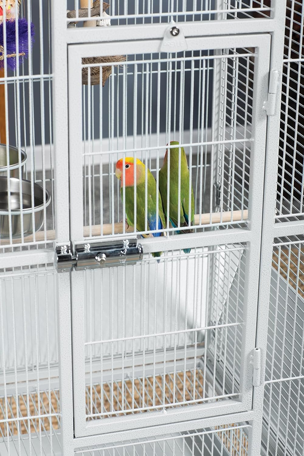 Prevue Pet Products 3351W Park Plaza Bird Cage, Pewter,Small