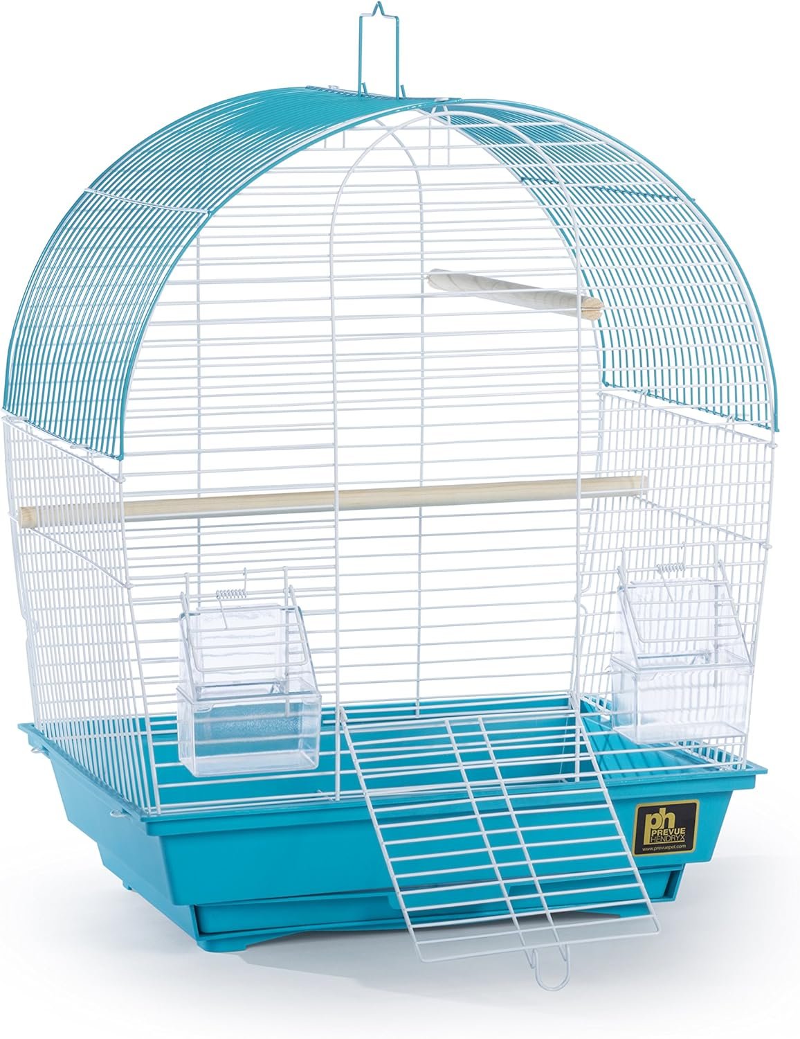 Prevue Pet Products South Beach Dome Top Bird Cage, Teal (SP50071),14 1/8 L x 11 1/4 W x 18 1/8 H